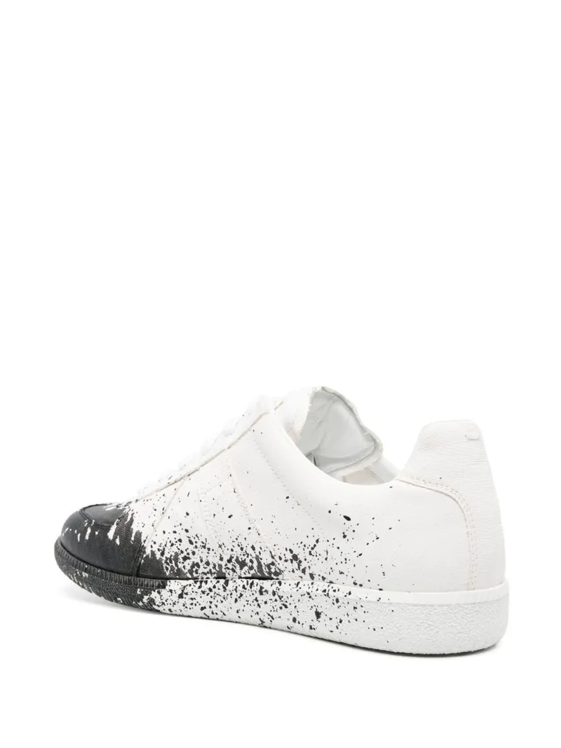 Replica PaintSplatter lowtop sneakers Maison Margiela