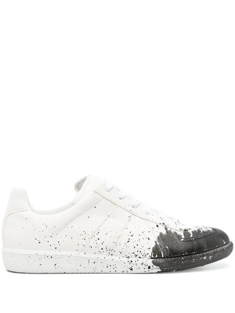 Replica PaintSplatter lowtop sneakers Maison Margiela