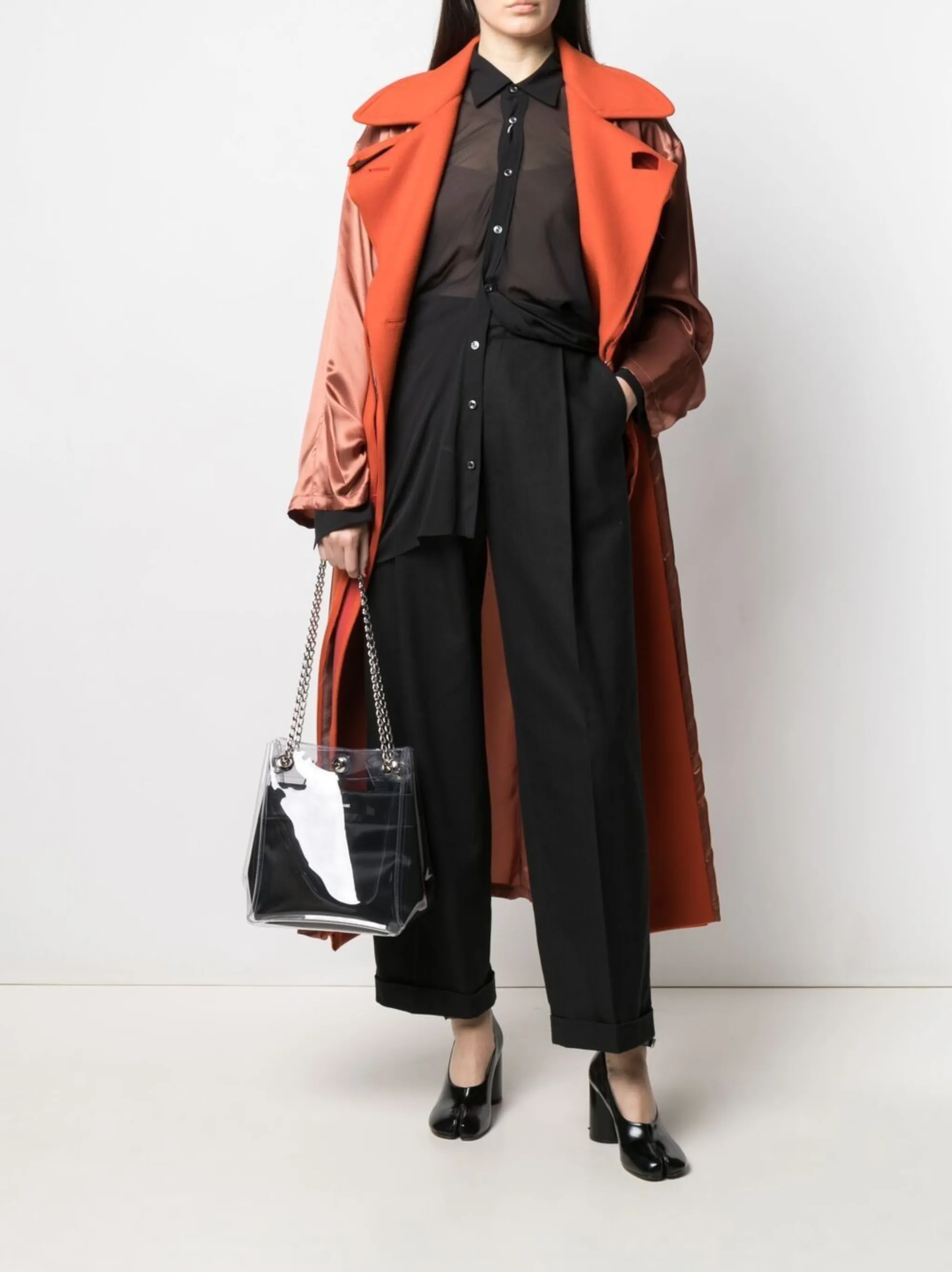 Maison Margiela semi-sheer silk shirt | Eraldo.com DE