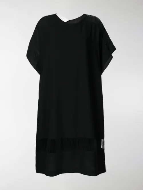 Maison Margiela - sheer panelled shift dress