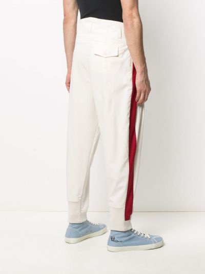 side stripe tapered trousers, Maison Margiela