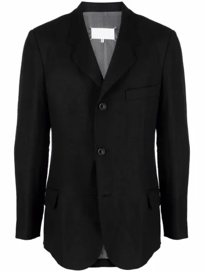 cotton twill blazer