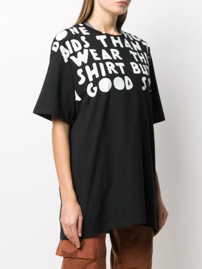 slogan print T-shirt | Maison Margiela 