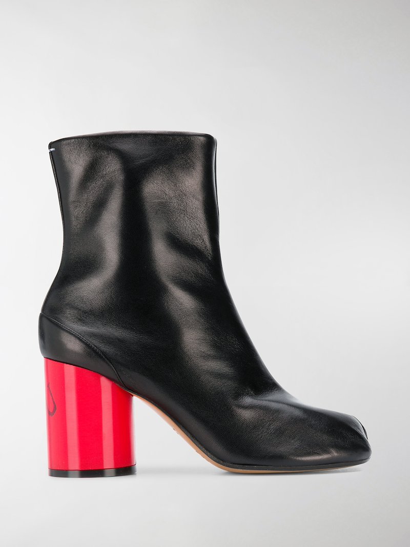 maison margiela holographic boots