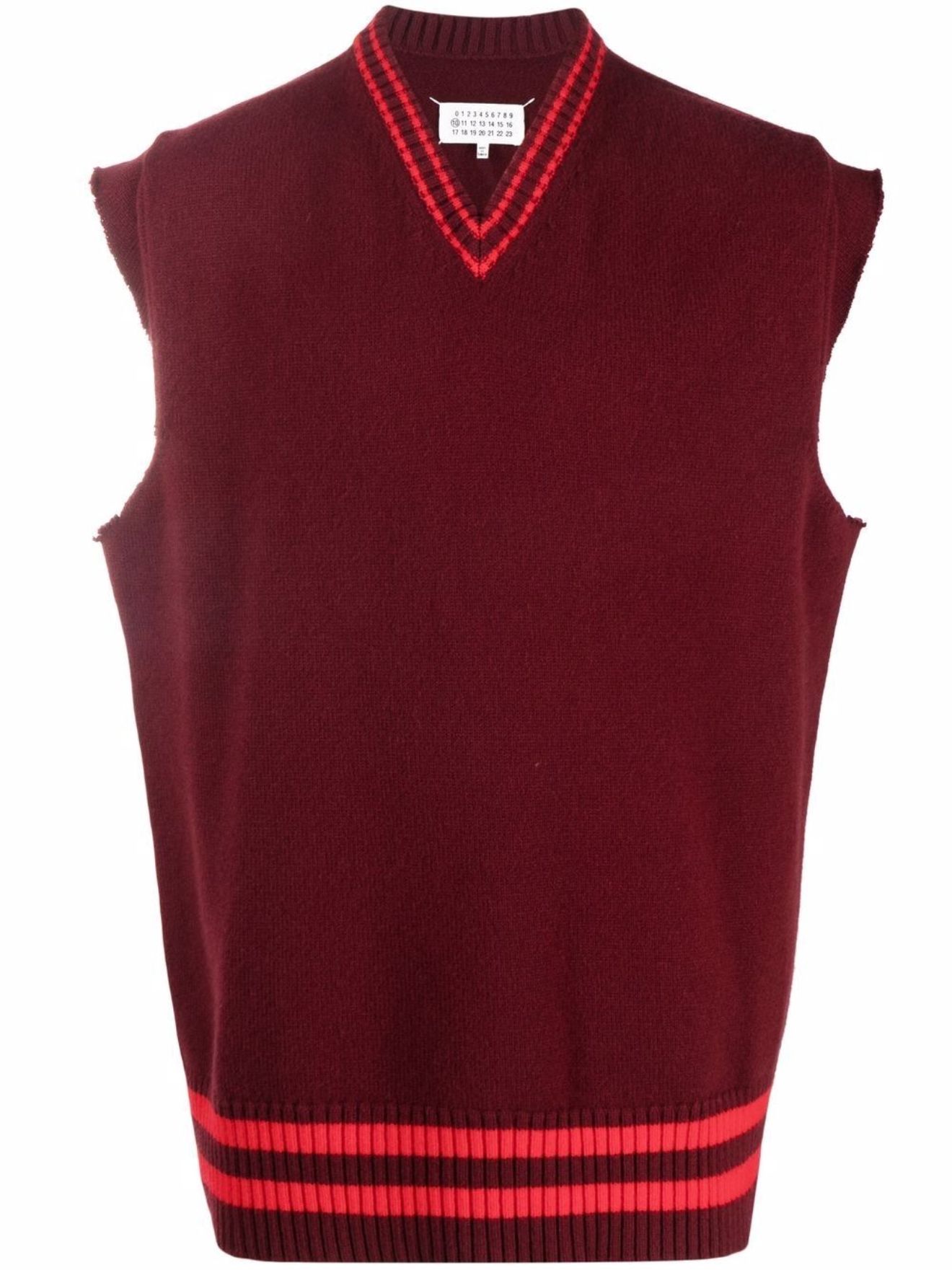 maison margiela sleeveless sweater