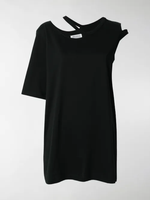 Maison Margiela - T-shirt con dettaglio cut-out