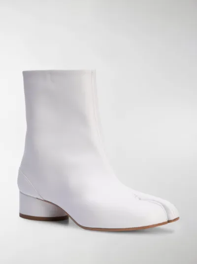 white margiela tabi boots
