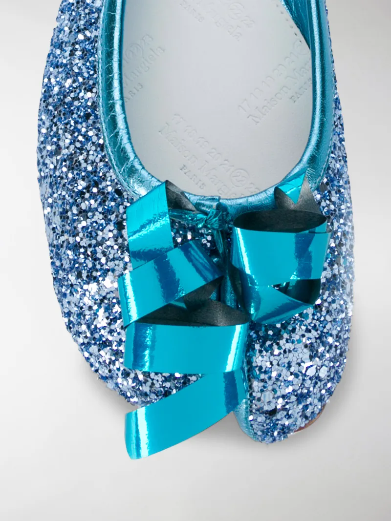 glitter tabi boots