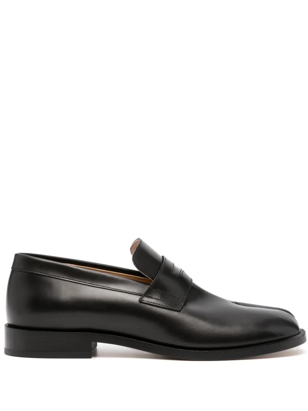 Tabi leather sale loafers