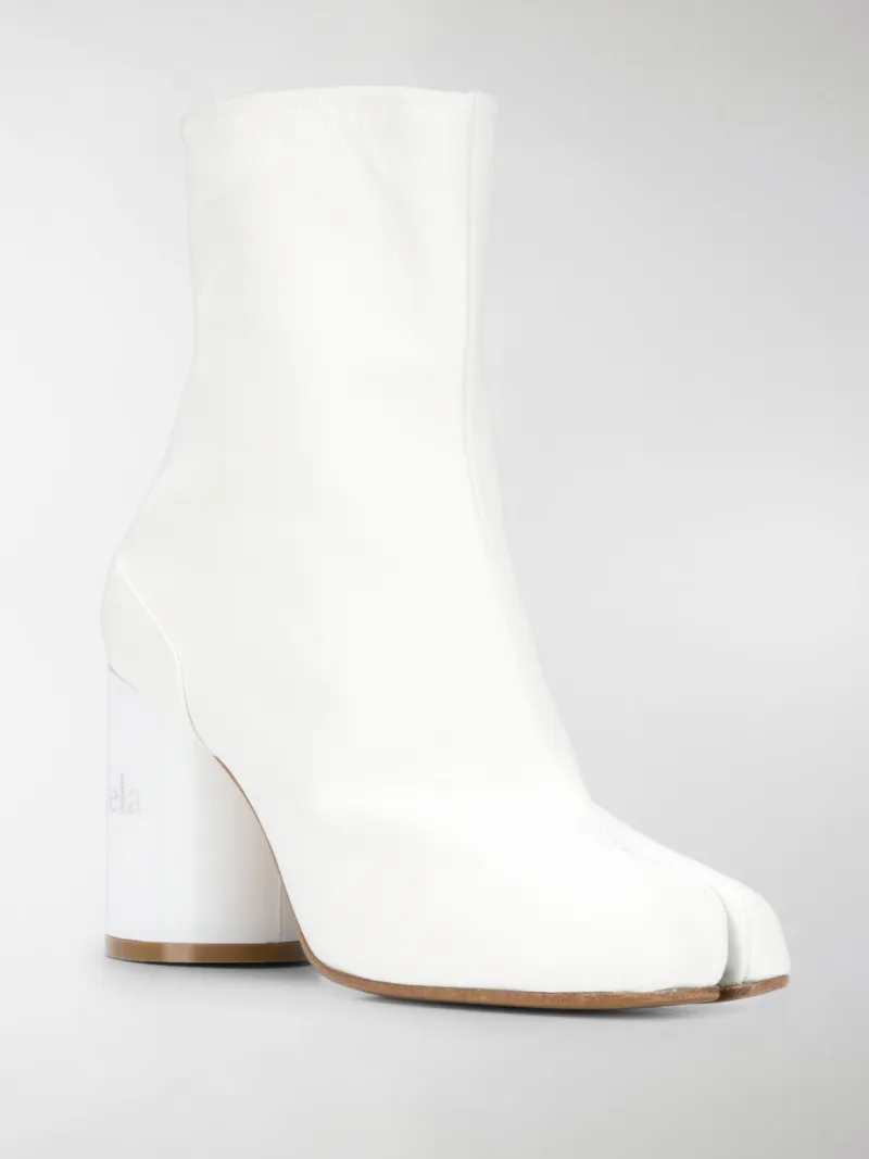 white tabi boots