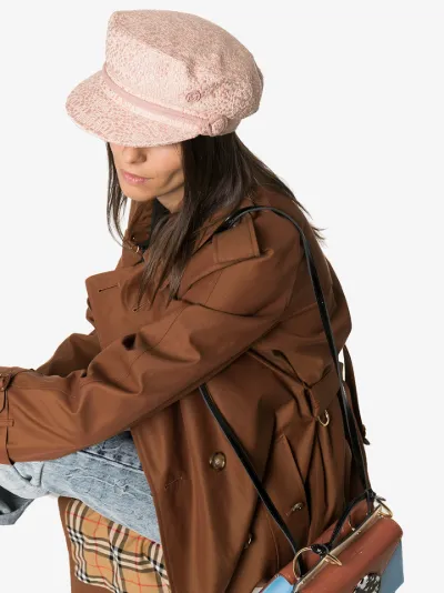 pink baker boy hat