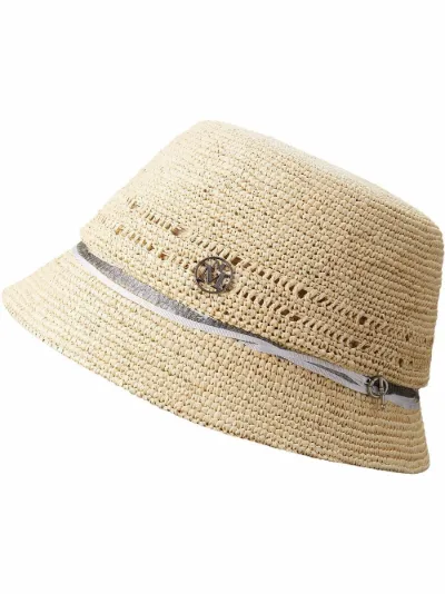 Maison Michel Souna straw bucket hat 