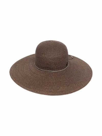 Sale Maison Michel woven wide-brim hat 