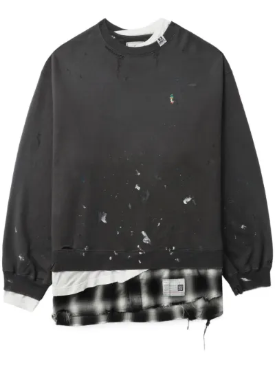 Maison MIHARA YASUHIRO distressed finish sweatshirt | Eraldo.com PN