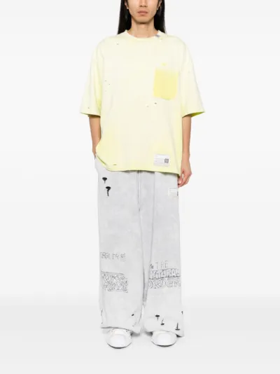 Maison MIHARA YASUHIRO distressed sweat pants | Eraldo.com GW