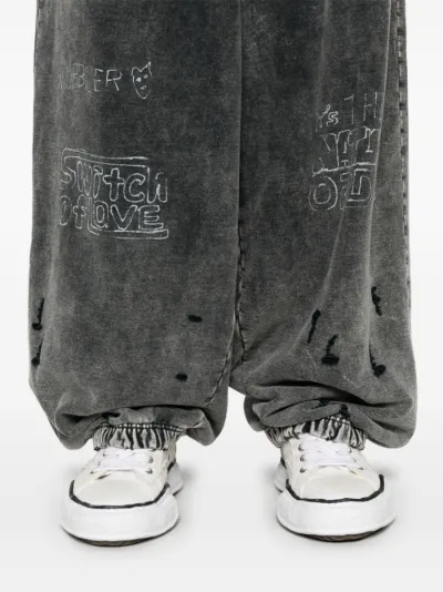 Maison MIHARA YASUHIRO distressed trousers | Eraldo.com US
