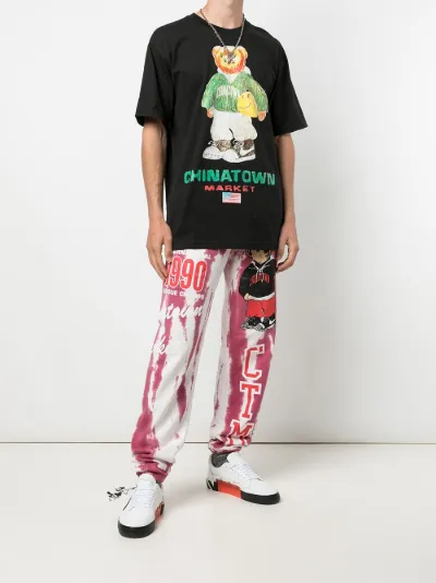 Chinatown market smiley sketch basketball bear tee Clearance