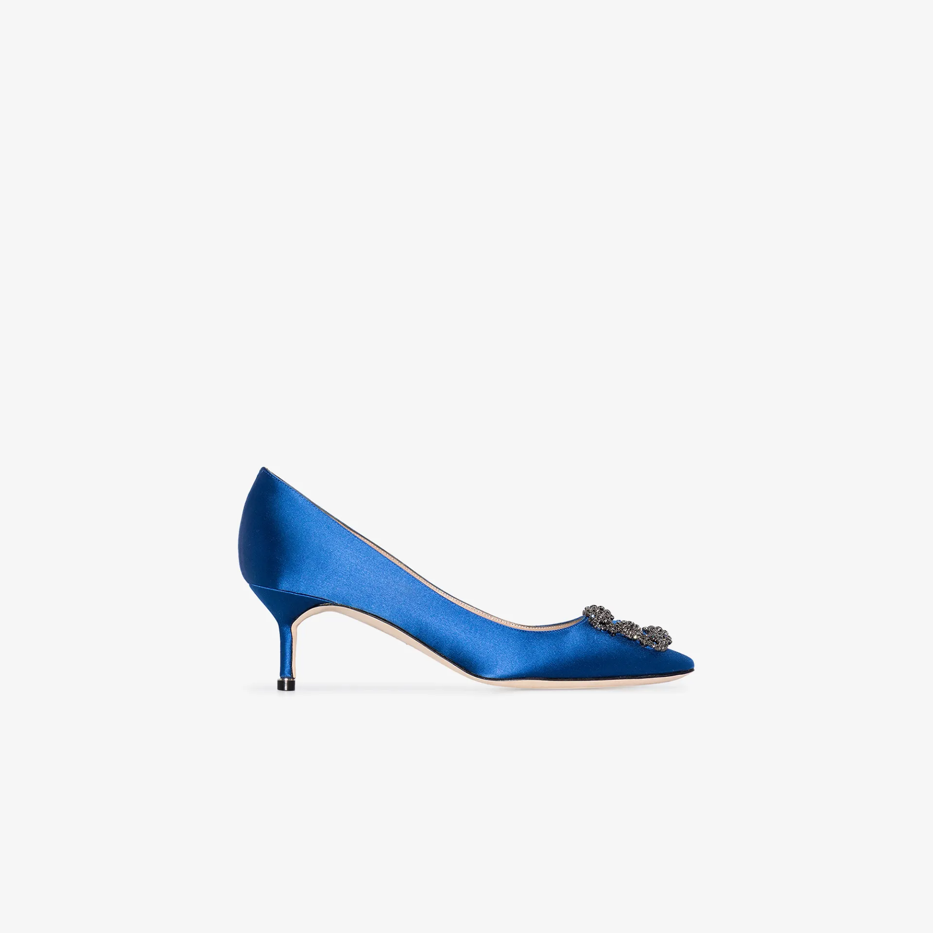 blue manolo blahnik shoes