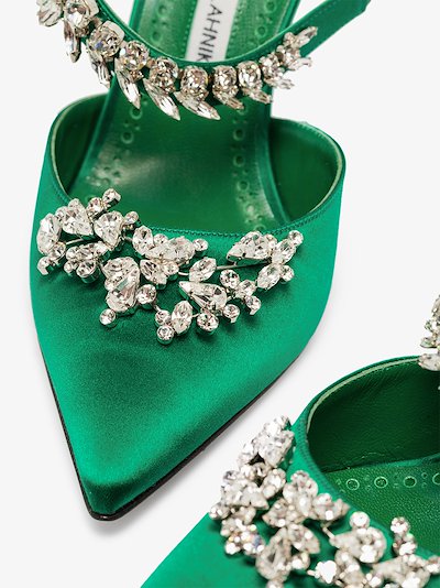 manolo blahnik lurum green