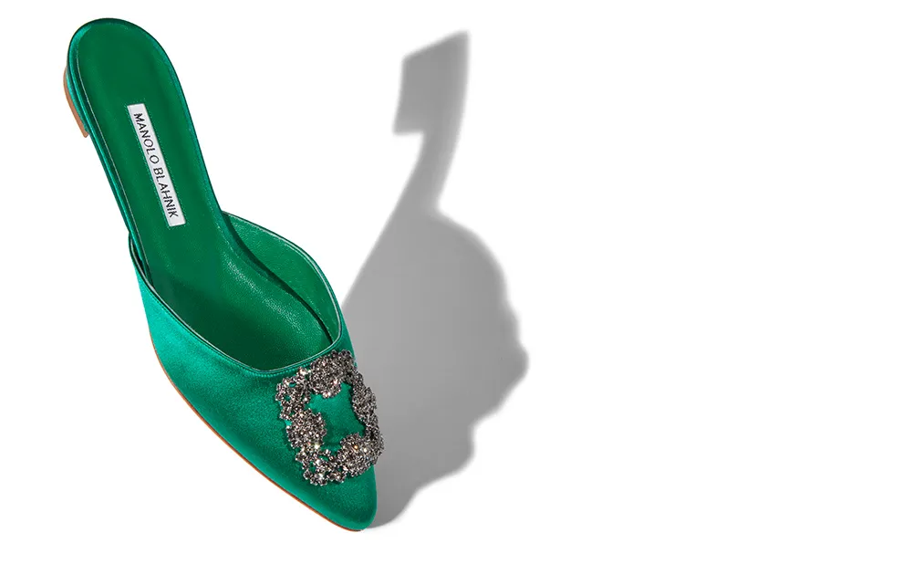 manolo blahnik hangisi flat mule