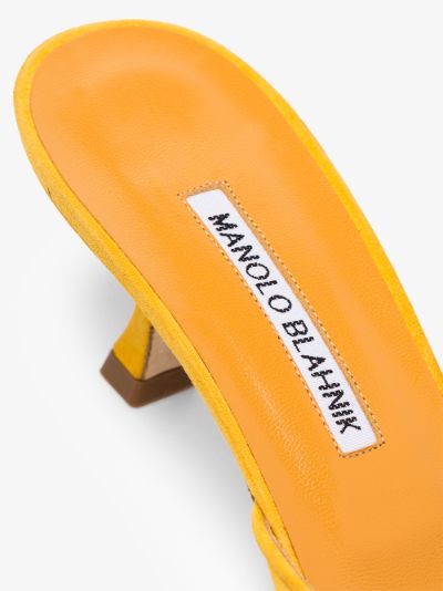 manolo blahnik maysale yellow