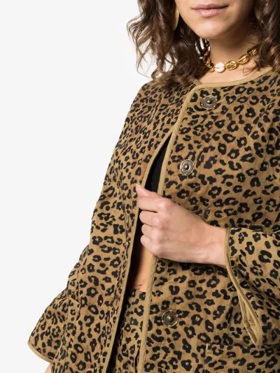 mara hoffman leopard dress
