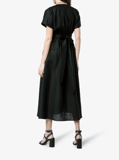 Ingrid Wrap Midi Dress展示图