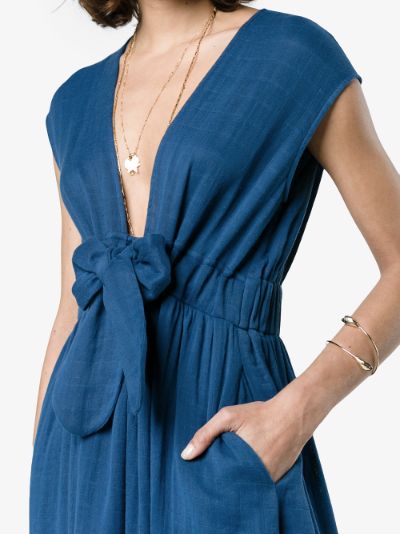 Katinka V-neck wrap organic cotton dress展示图