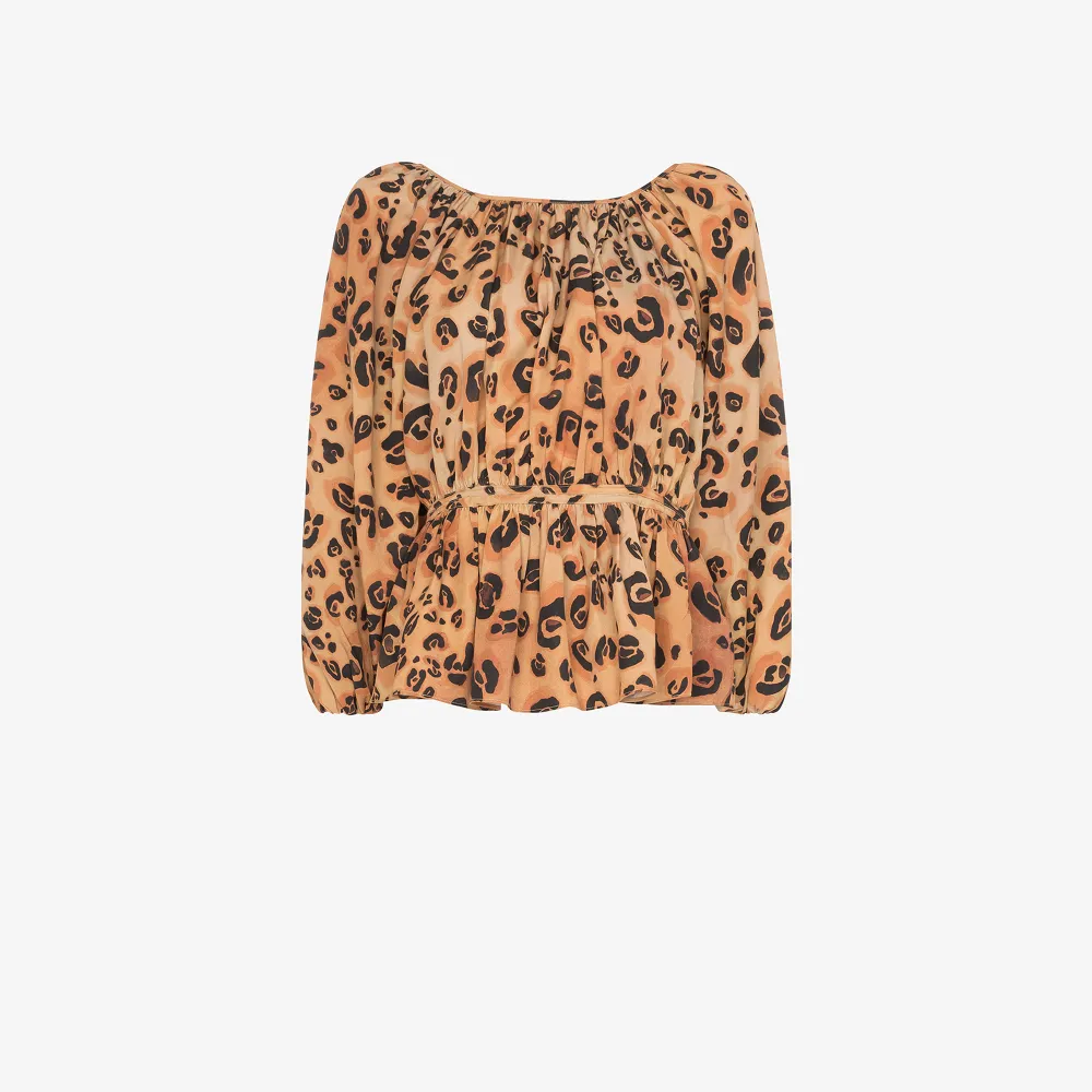 mara hoffman leopard dress