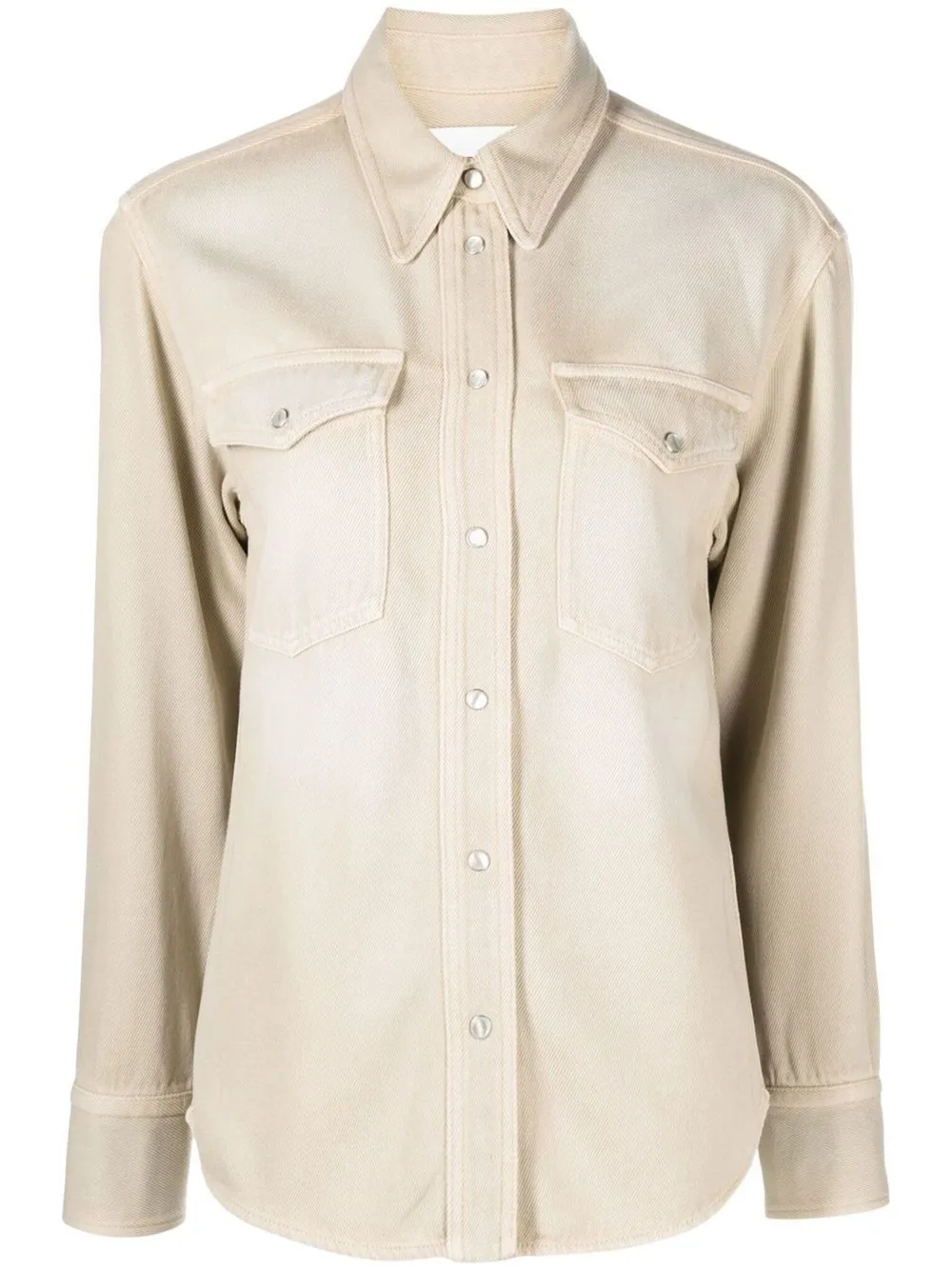 press-stud denim shirt | MARANT ÉTOILE | Eraldo.com US