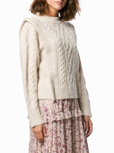 Isabel marant étoile discount tayle cable knit jumper