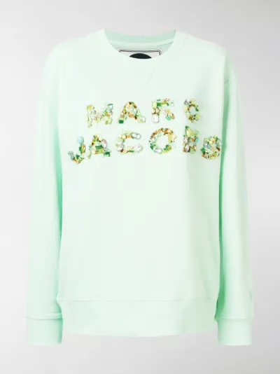 marc jacobs embroidered logo sweatshirt