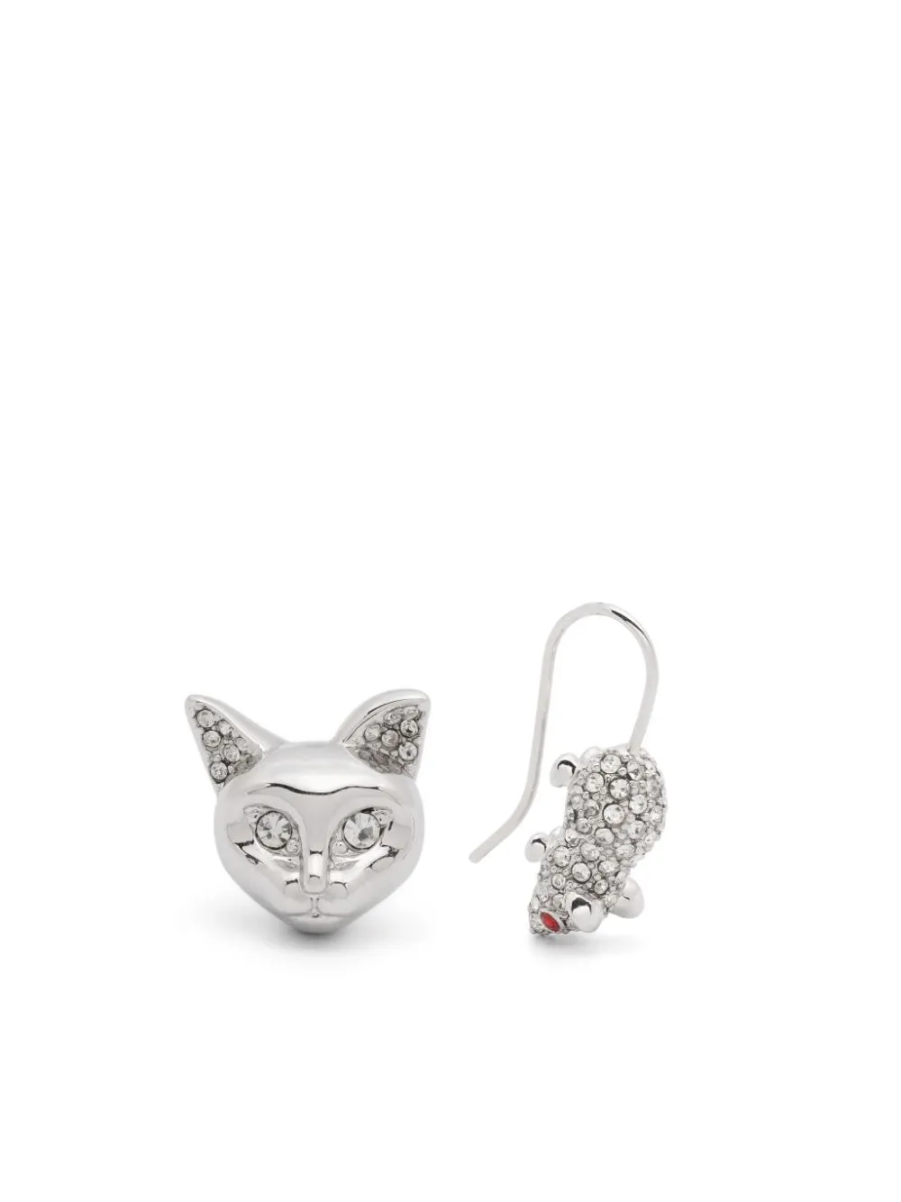 Silver Cat & Mouse studs Silver Cat & Mouse studs