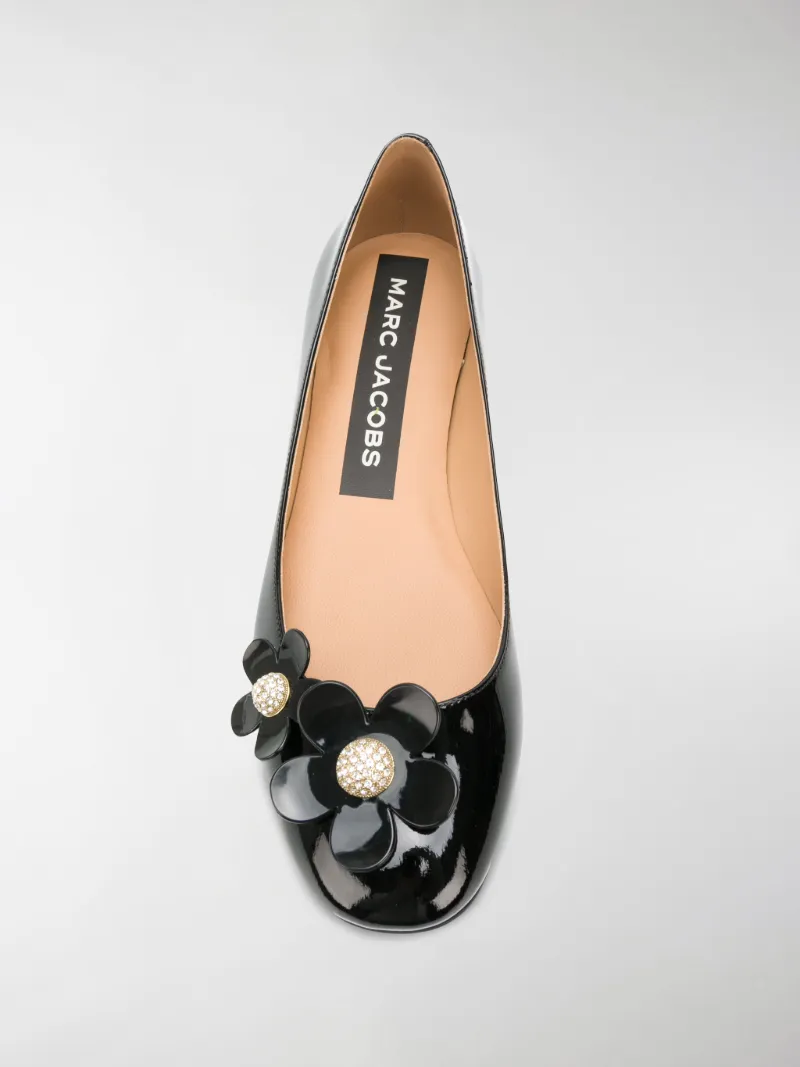 marc jacobs daisy ballerina flat