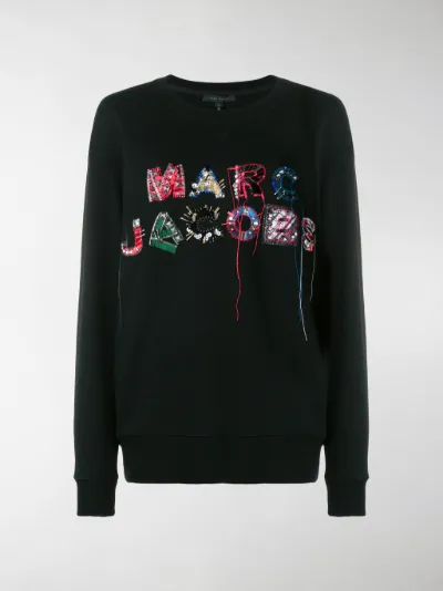 marc jacobs embroidered logo sweatshirt