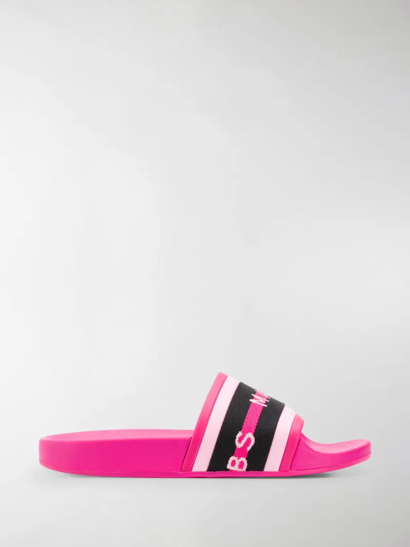 marc jacobs logo sport slide sandal