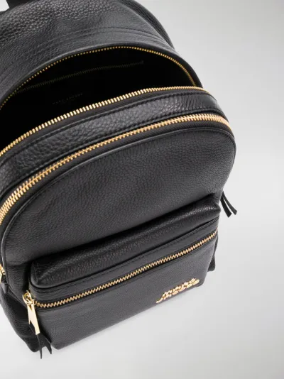 marc jacobs goldtone zip backpack