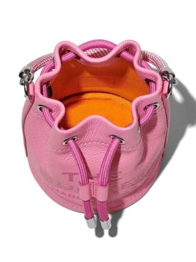 Mini Leather Bucket Bag in Pink - Marc Jacobs