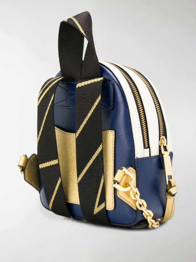 logo strap pack shot backpack