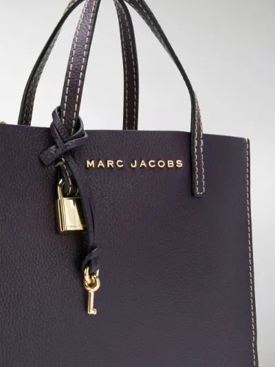 Marc Jacobs Purple Leather The Mini Grind Tote Bag Stefaniamode Marc Jacobs The Mini Grind Tote Bag