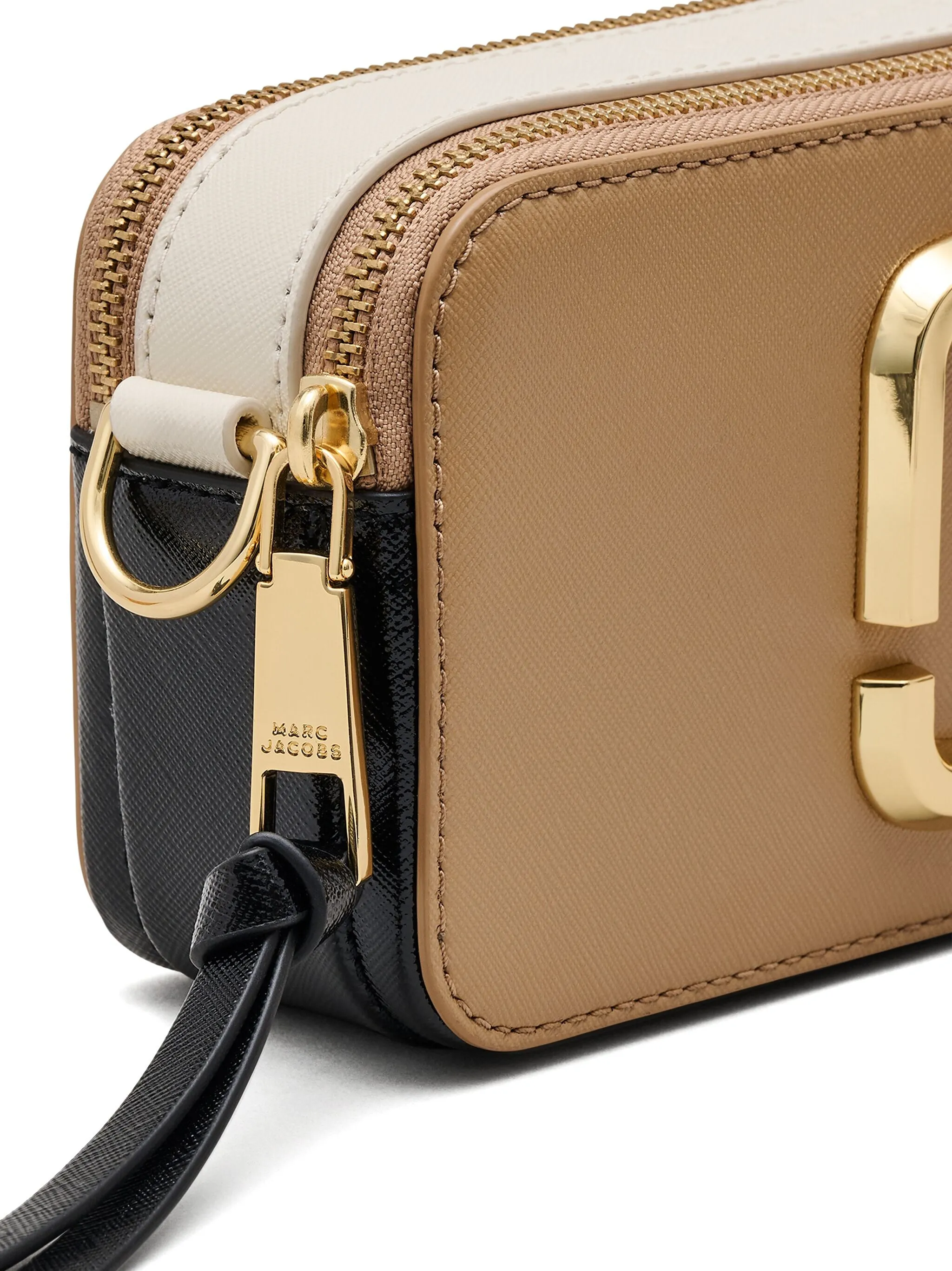 Marc Jacobs The Snapshot Black Multi Leather Camera Bag