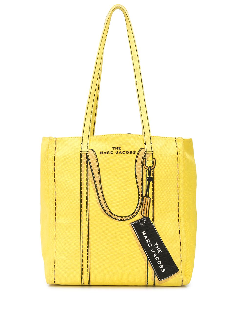 The Trompe L'oeil Tag tote bag, Marc Jacobs