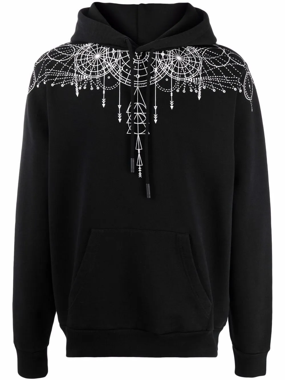 Marcelo burlon hoodie black and white Clearance