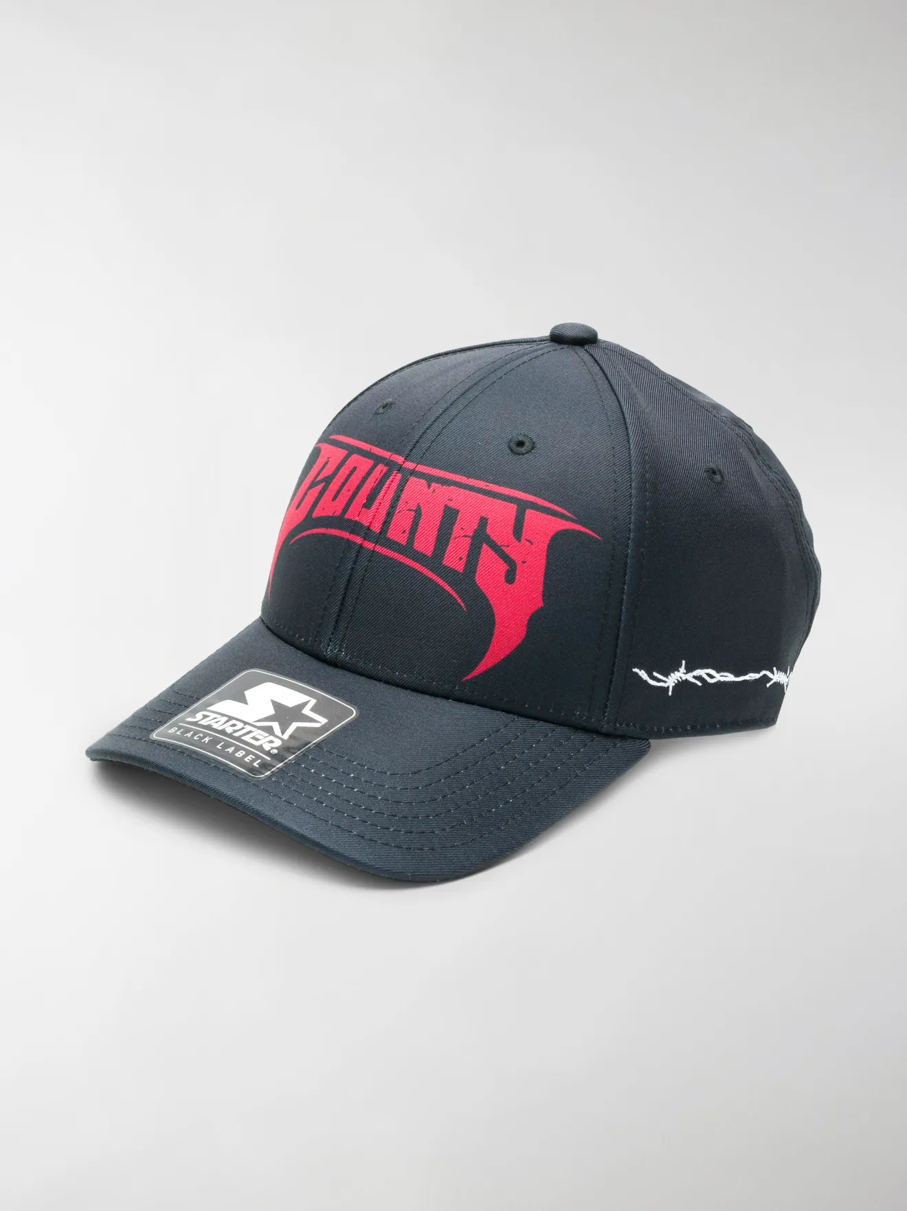 Marcelo Burlon County of Milan Cappello 'x Starter Black Label' nero | MODES