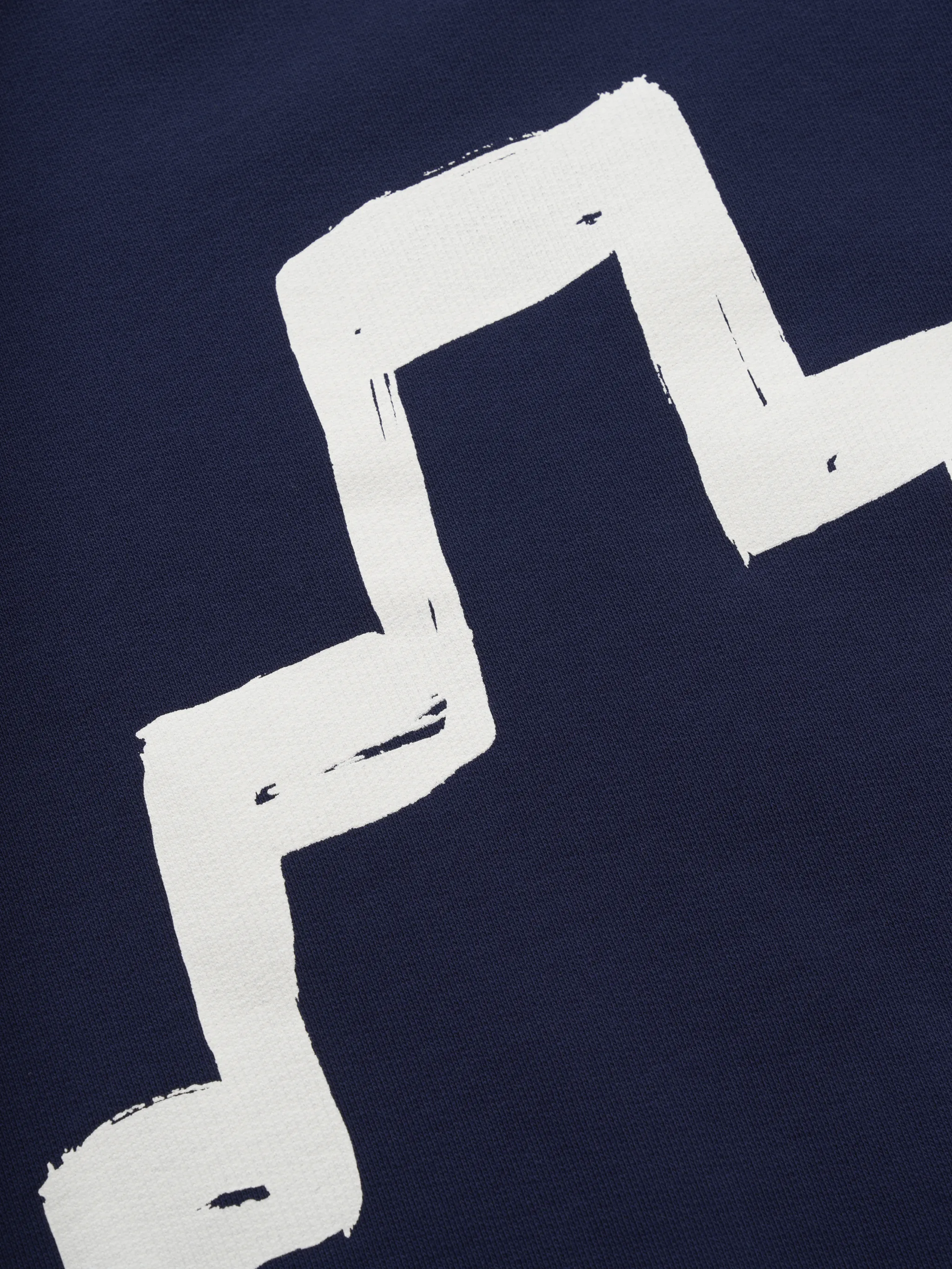 Royal-blue/white cotton Tempera cotton sweatshirt from Marcelo Burlon County of Milan featuring logo print to the front, crew neck, long sleeves, elasticated cuffs and elasticated hem.