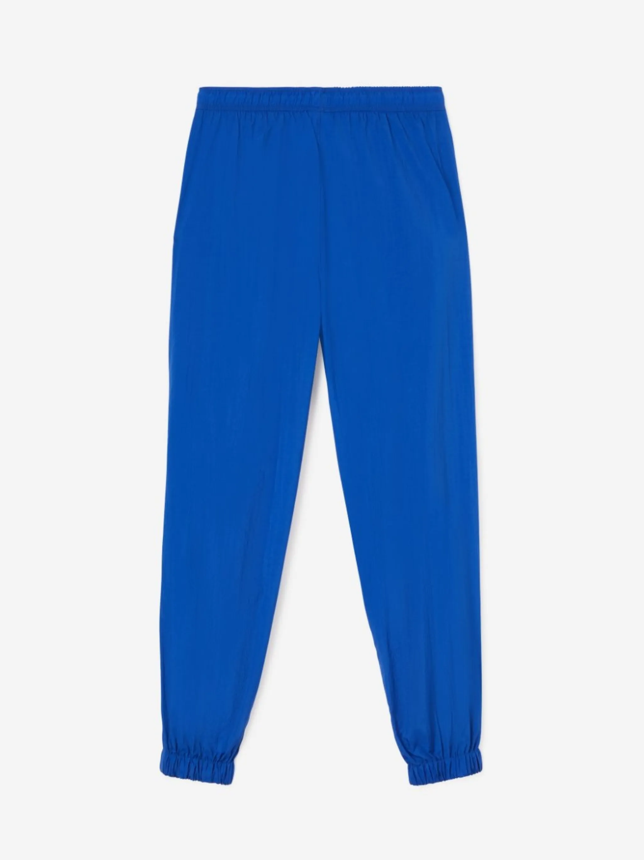 Blue Cross track pants from Marcelo Burlon County of Milan featuring logo print to the front, elasticated ankles, two side inset pockets and elasticated drawstring waistband.