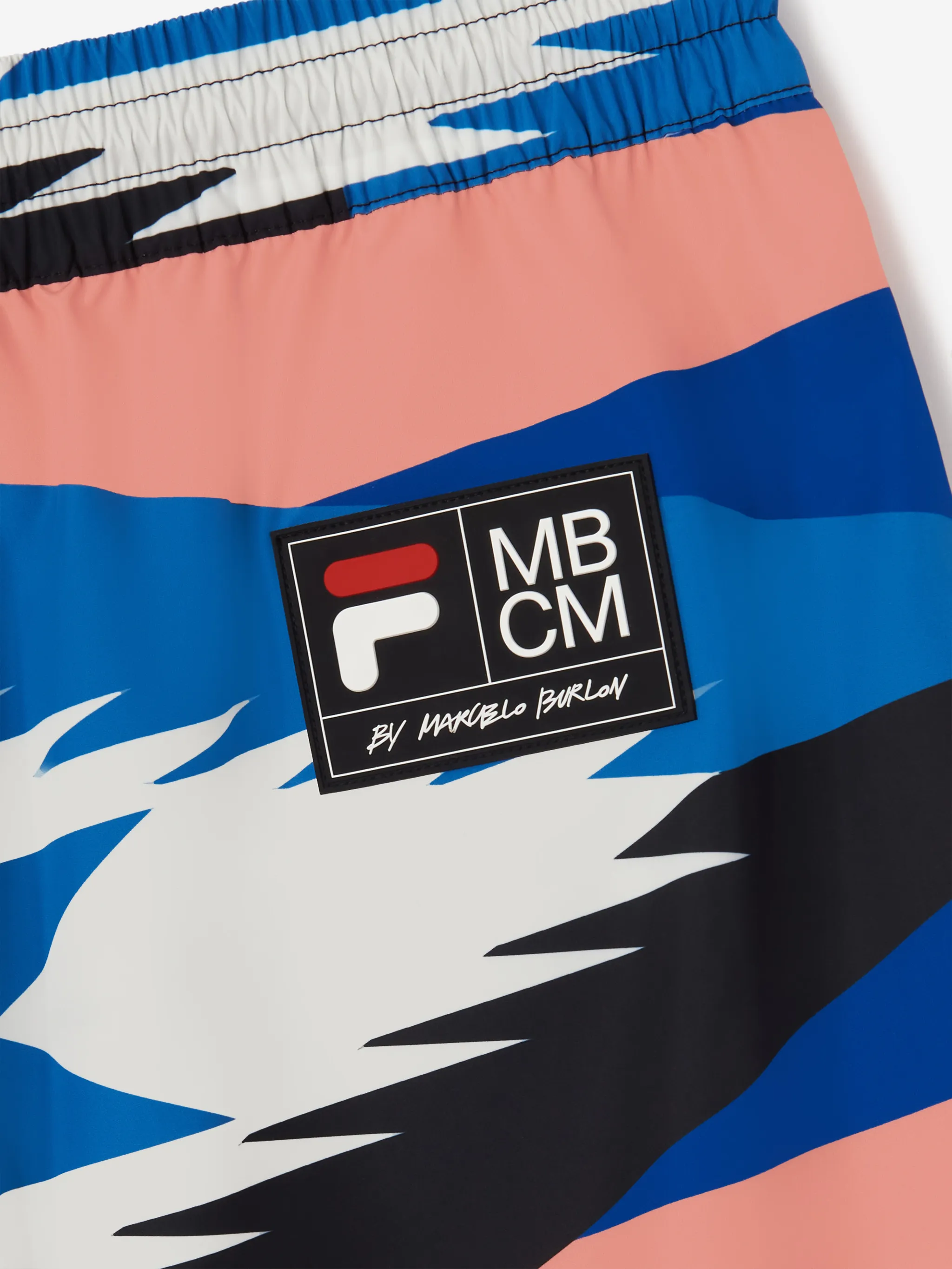 Black logo print joggers from Marcelo Burlon County of Milan featuring logo print at the leg, elasticated drawstring waistband, slip pockets to the sides, wide leg and elasticated ankles.