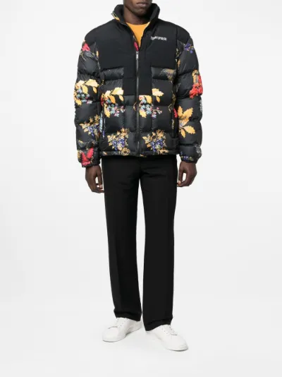 Marcelo Burlon County of Milan floral print puffer jacket Eraldo FR