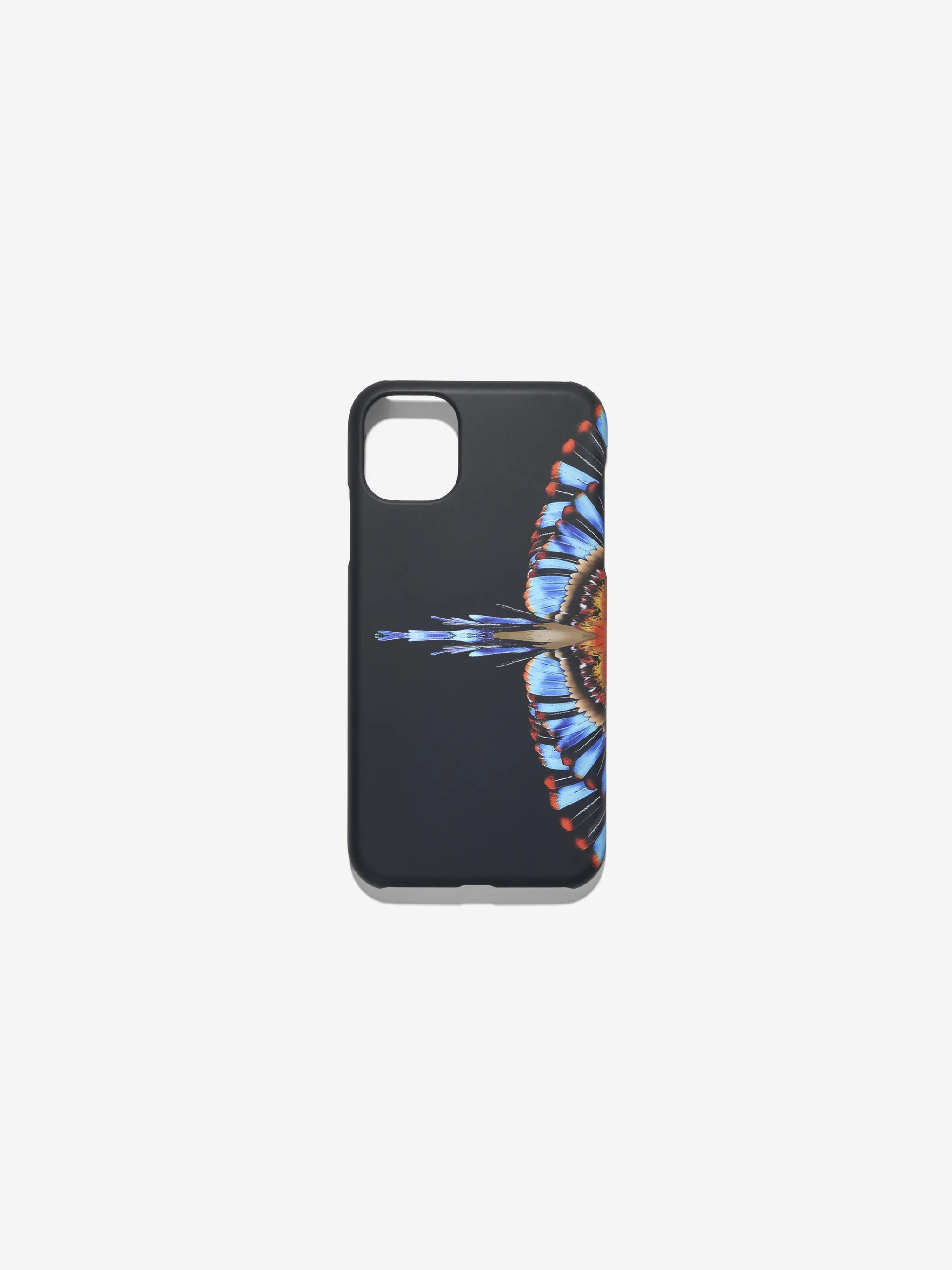 Black/multicolour Grizzly Wings iPhone 12 Pro case from Marcelo Burlon County of Milan featuring signature Marcelo Burlon Wings print, cut-out detailing, USB charging port and compatible with iPhone 12 Pro.