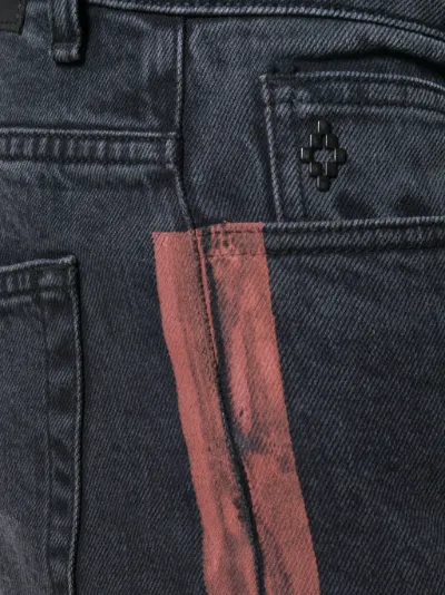 Marcelo Burlon County of Milan Jeans con riga laterale nero | MODES
